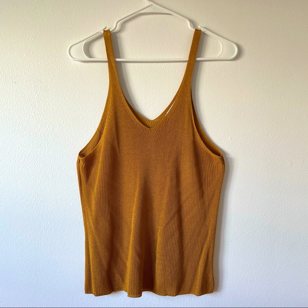 NWOT Modern Citizen Golden Knit Tank - M/L
